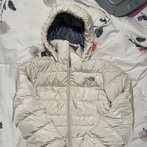 White North Face Puffer Jacket